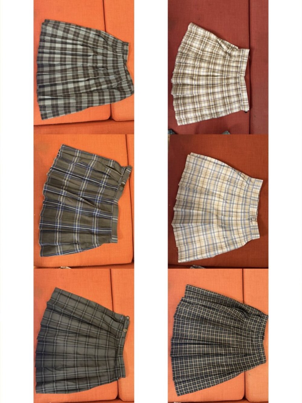 12x Plaid JK School Pleated Mini Skirts Bundle - Moving Sale